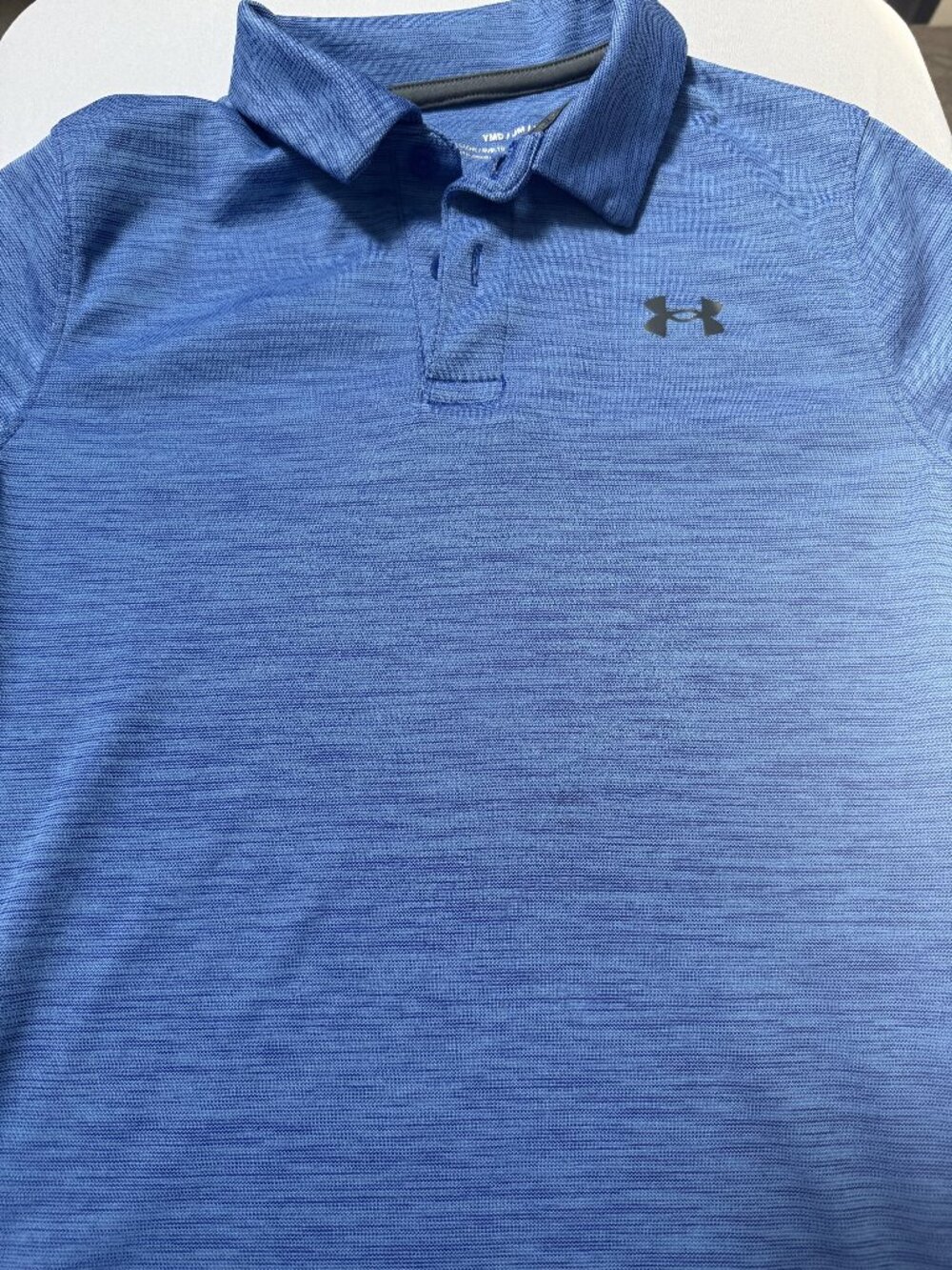 Under Armour Polo Heather Blue Youth M